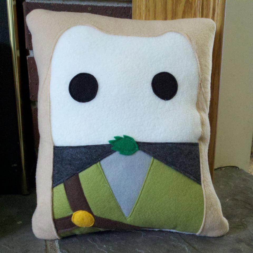 Legolas, lord of the rings, elf, throw pillow