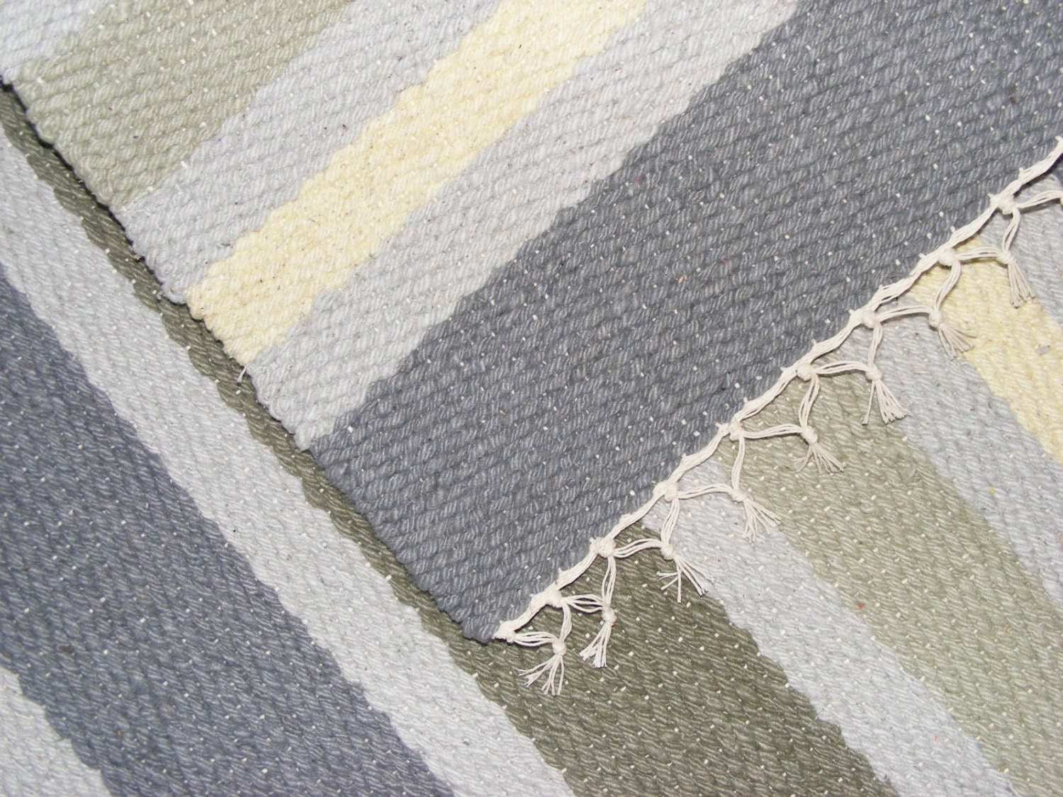 Hand Woven Rug Runner - 24.5" x 77.5"
