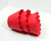 Red Cupcake Wrappers - Cupcake Wrapper - Cupcake Wrap