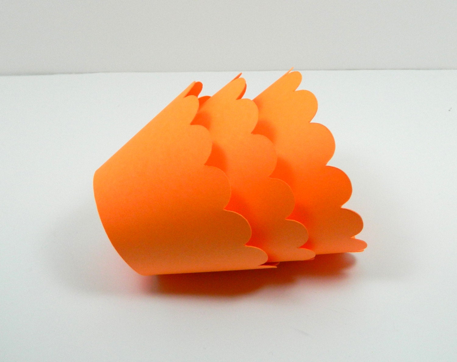 Mini Cupcake Wrappers - Orange Mini Cupcake Wrappers - Bright Cupcake Wrapper Mini