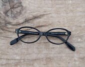 black plastic eyeglasses // missy by stenzel