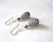 black earrings, earrings, Victorian inspired earrings, boho earrings, dangle earrings, summer fashion trends, great gift idea