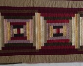 Log Cabin Patchwork Table Runner