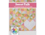 Sweet Talk - a PDF quilt pattern (throw & twin sizes)