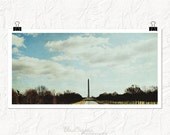 Washington DC photography,washington monument, panoramic 8x16 fine art print