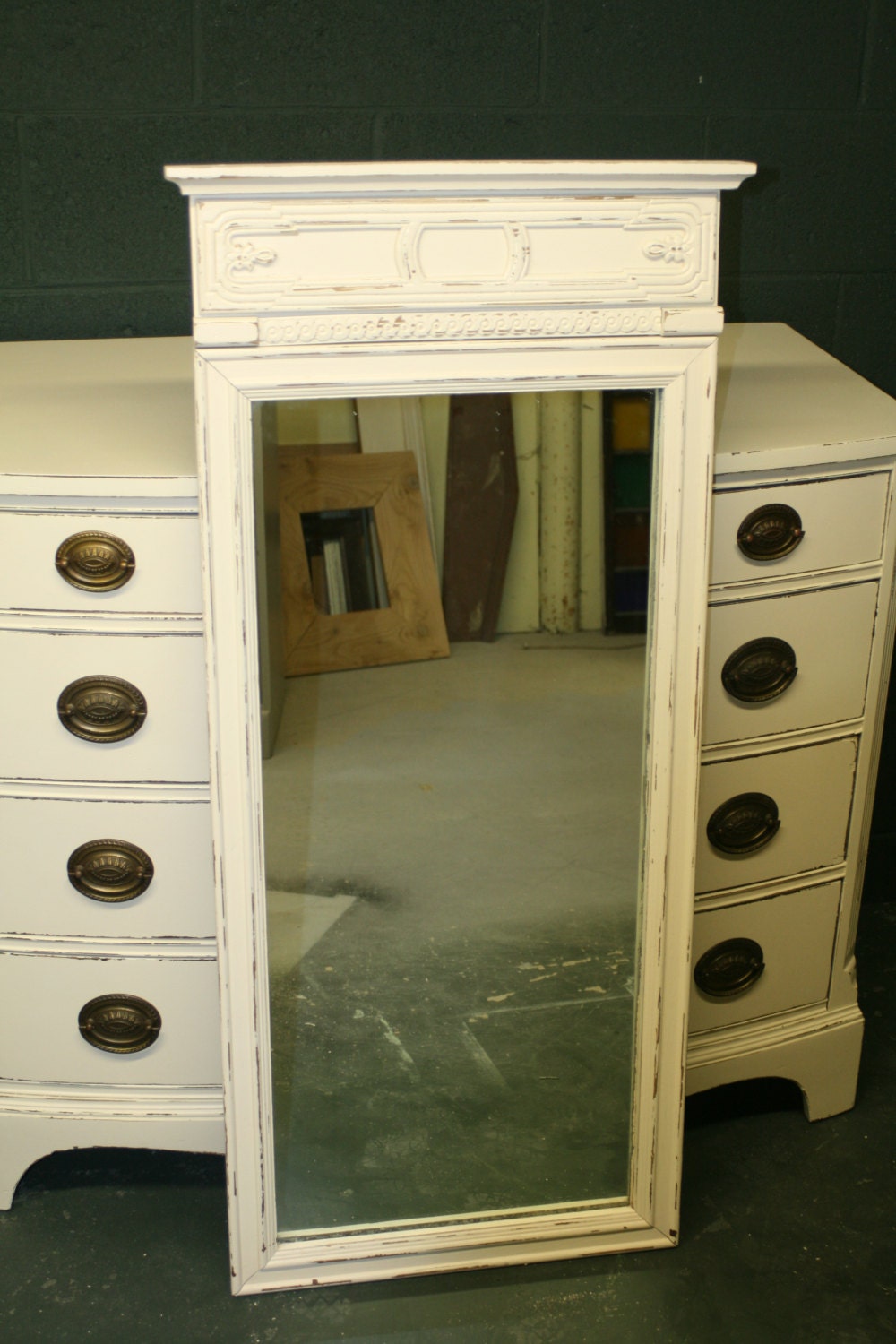 Tall Ornate Mirror