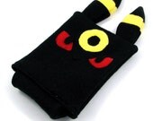 Umbreon Pokemon Nintendo DS case pouch fleece camera carrying case 3DS / DSi / DS Lite / PSP holder