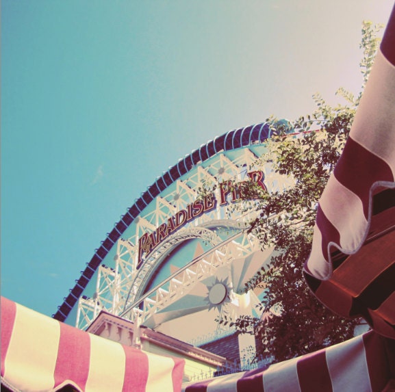 Plenty of Sunshine - 8x8 Retro Print Disneyland California Adventure