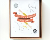 Moon and Back Card 10pcs