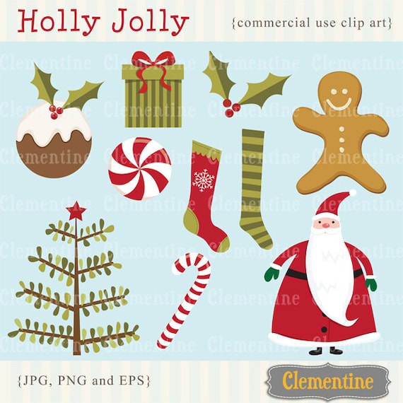 40% OFF SALE -Christmas clip art images, Christmas clipart, Santa clip art, Royalty free clip art- Instant Download Il_570xn
