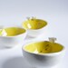 small cearamic bowl, white and yellow TWEET BOWL, spring summer kitchen and home decor, modern minimalist pottery handmade in Ireland