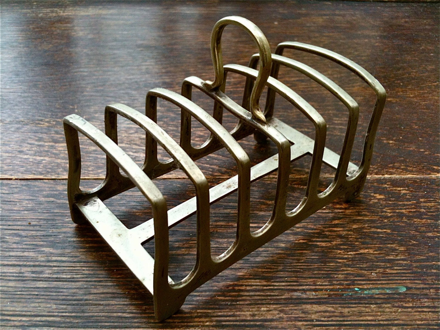 Vintage English Simple Metal Toast Rack