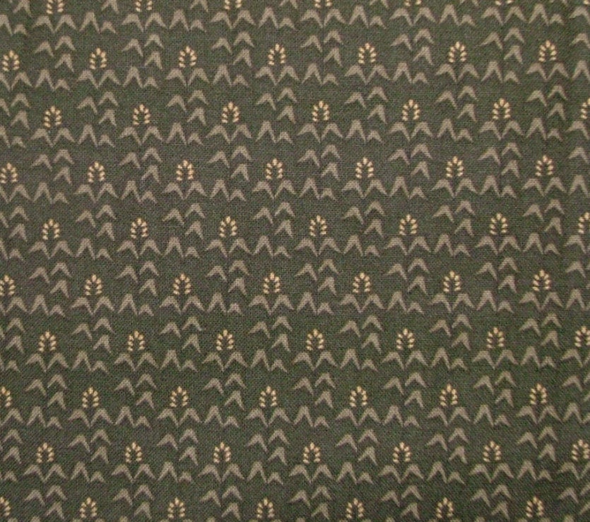 LAST PIECE Cranston Print for Quilting Treasures in Green