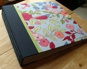 Navy & Blue Bird Floral Wedding Scrapbook/ Bridal Shower or Baby Album/ Photo Album/ Guestbook