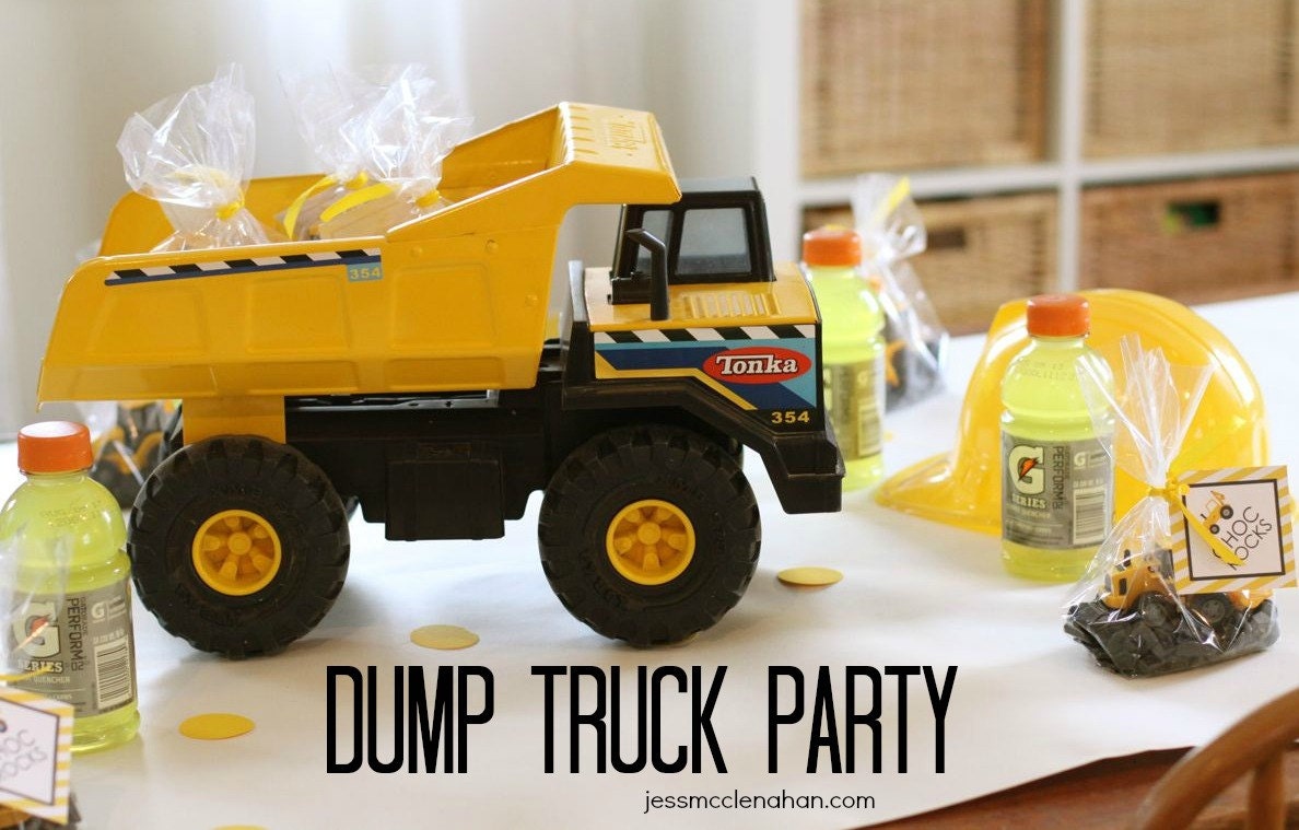 DIY, Modern Dump Truck Construction Party Package Il_570xn