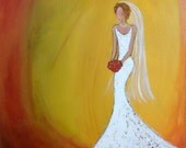 Elegant Bride painting
