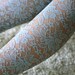 Light Grey lace leggings with roses