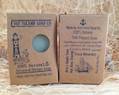 FREE SHIPPING w/a item - The Original Sea Salt Soap -  UNSCENTED, Olive Oil Soap, Natural Soap, Handmade Soap