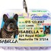 Tennessee Driver License Dog driver license Cat Driver License Double Side by ID4Pet