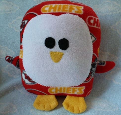 Plush Kansas City Chiefs Penguin Pillow Pal