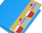 Cupcake Gift Tags / Notes- Set of 6