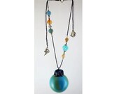 Tea time Wish Ball, car charm, Witch Ball, Friendship Ball, Faerie Ball, Suncatcher