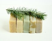 Fathers Day Soap Gift Set / Gifts for Guys / 5 Cold Process Soaps / Eco Friendly Soap, Handmade Soap, Natural Soap