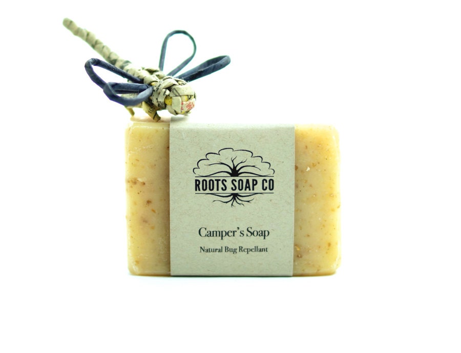 Campers Soap / Bug Repellent / Eco Friendly Soap, Cold Process Soap / Organic Oats