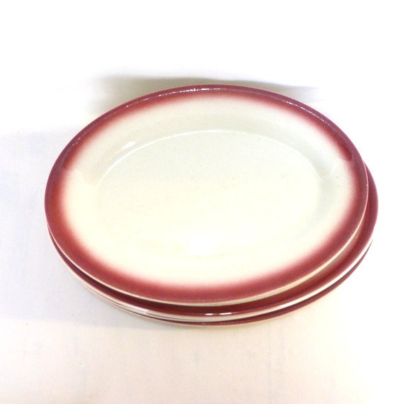 VINTAGE RESTAURANT WARE/ 7 oval dinner plate platters
