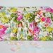 Pleated Clutch. Sketchbook Rose. Amy Butler Organic Cotton. Alchemy. Bohemian. europeanstreetteam. neon. pink. yellow. ooak