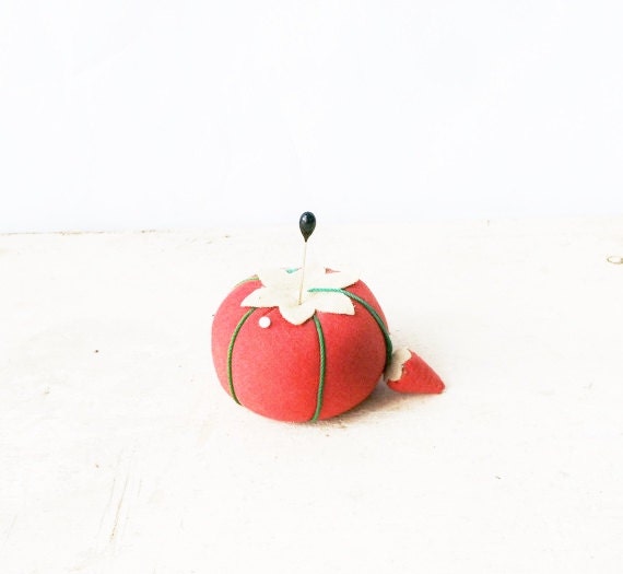Vintage Tomato Pin Cushion