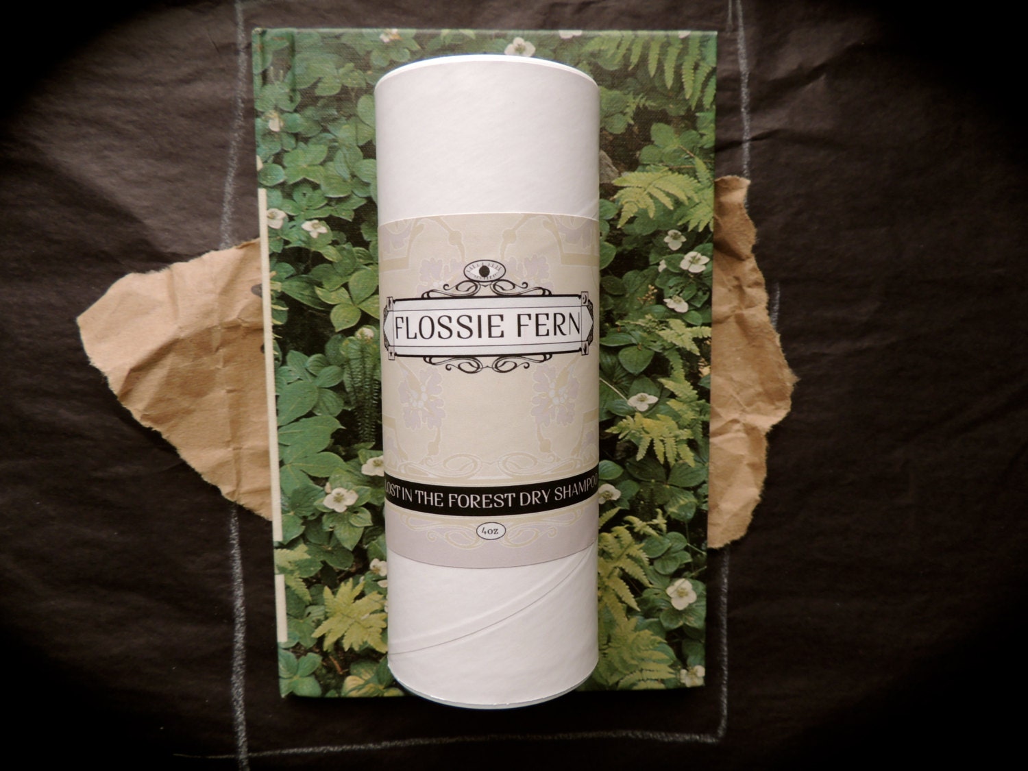 Herbal Dry Shampoo Organic Hair Powder Cedar Sage- Lost in the Forest