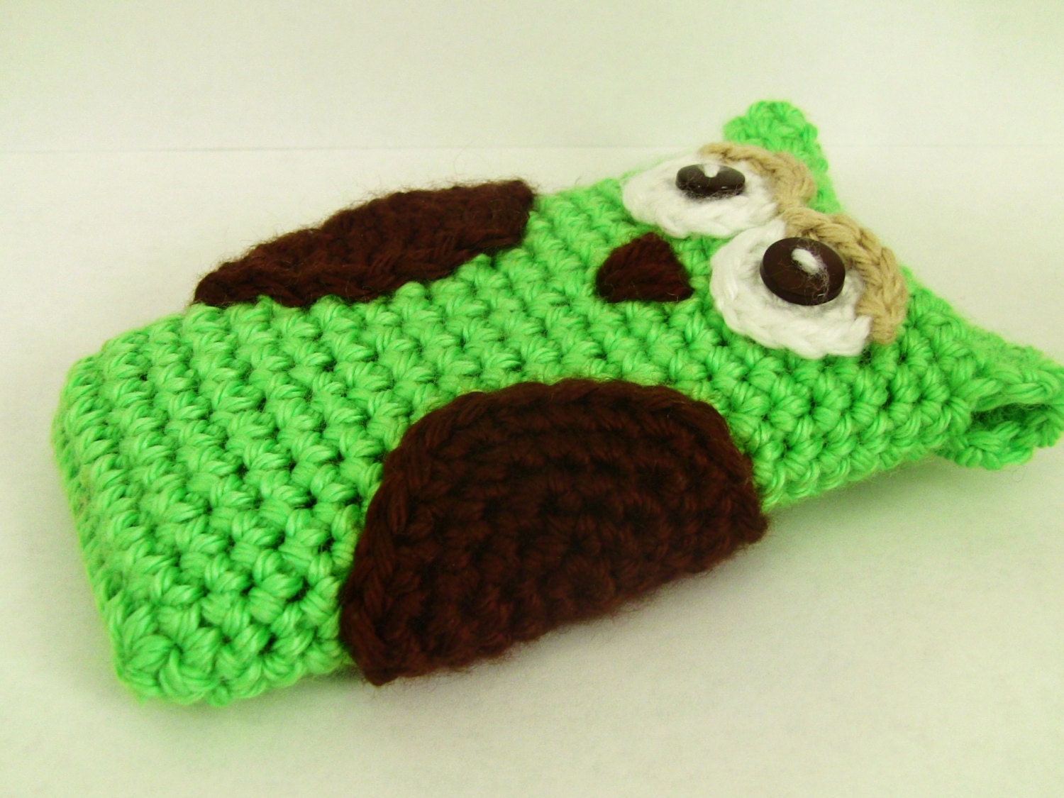 Owl IPhone Ipod Crochet Cell Phone Cozy Case