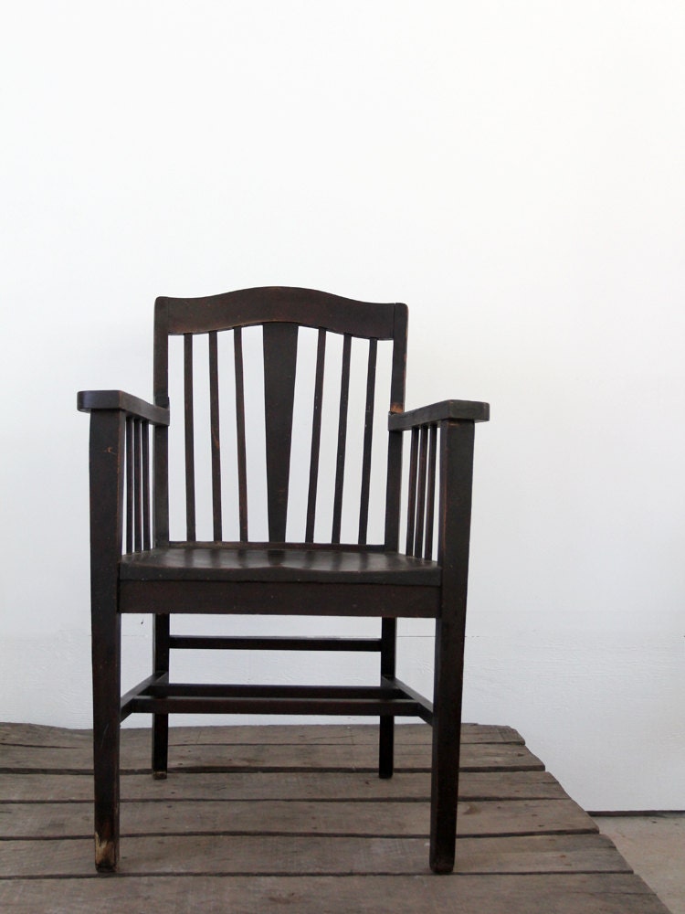 Vintage Wood Chair / Arts & Crafts Furniture