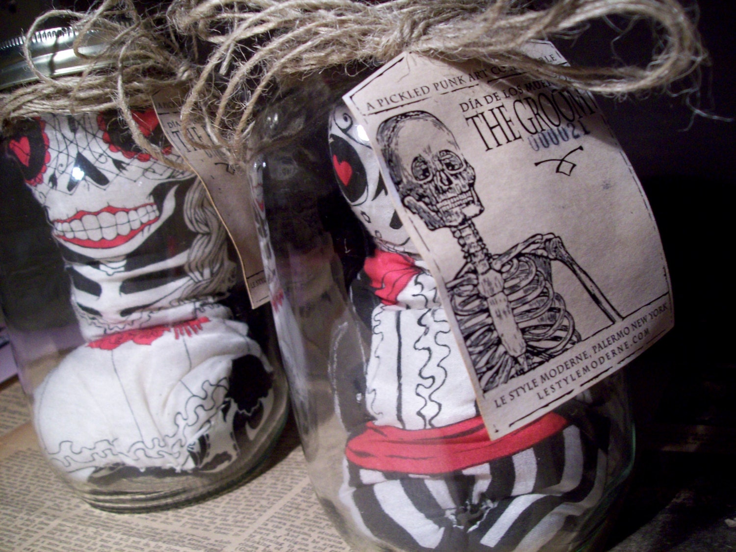 Día de Muertos Day of the Dead Bride and Groom Plush