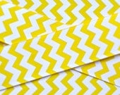 High quality 1.5 " white chevron on sunny yellow grosgrain ribbon- Il_170x135
