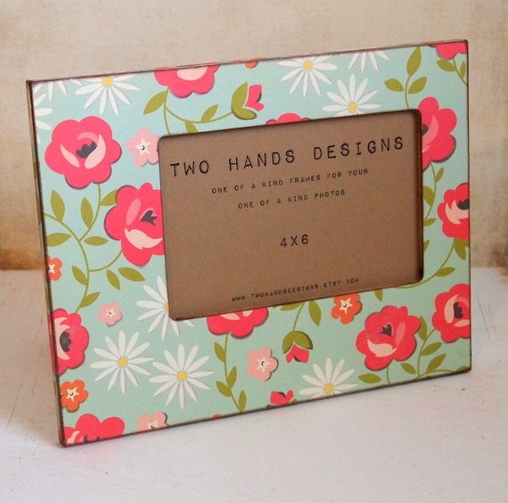 4x6 Fabulous Flowers Wood Picture Frame