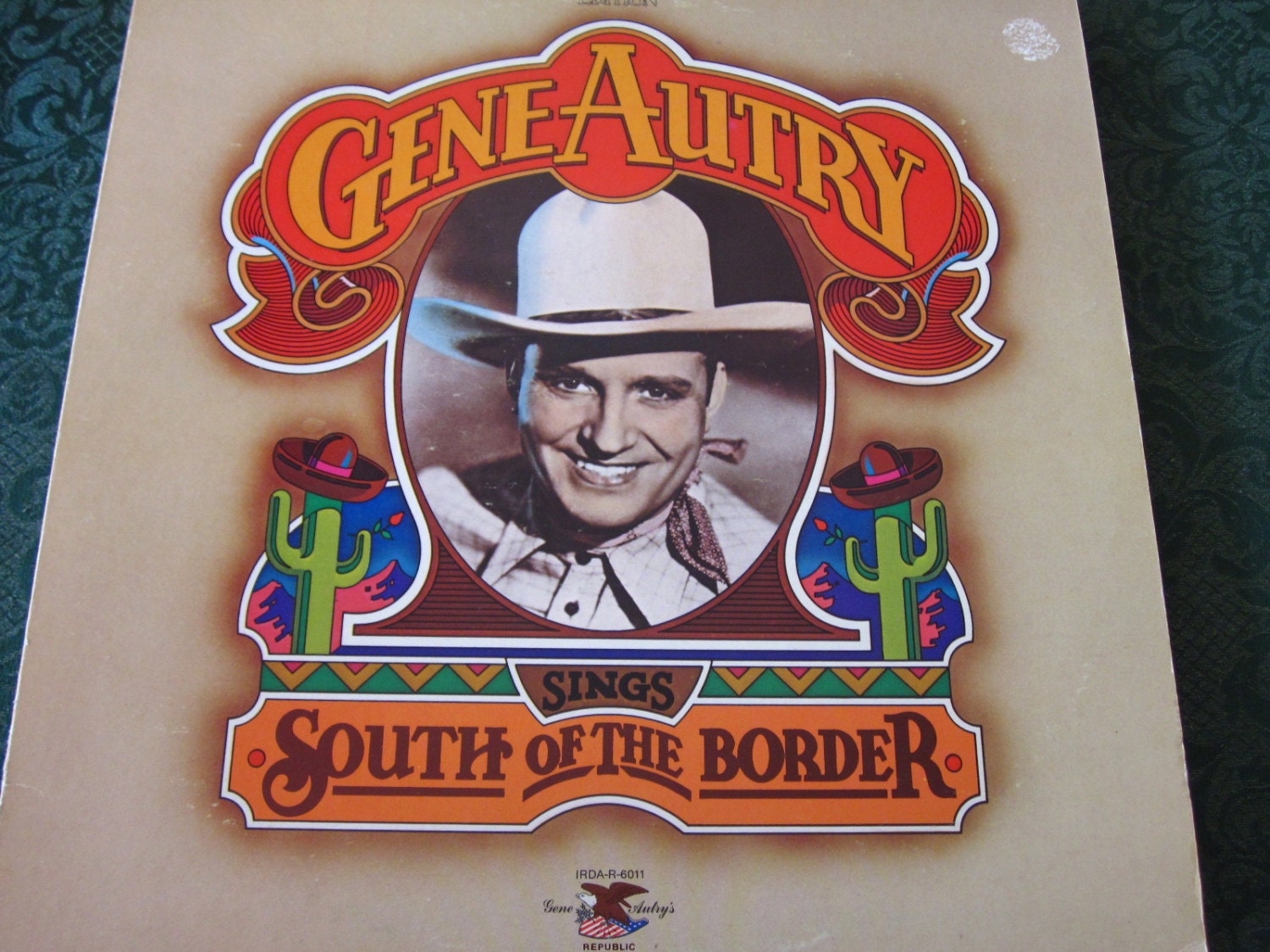 Gene Autry Collector's Edition 2 LP Record Album Set, South of the Border and All American Cowboy EXCELLENT