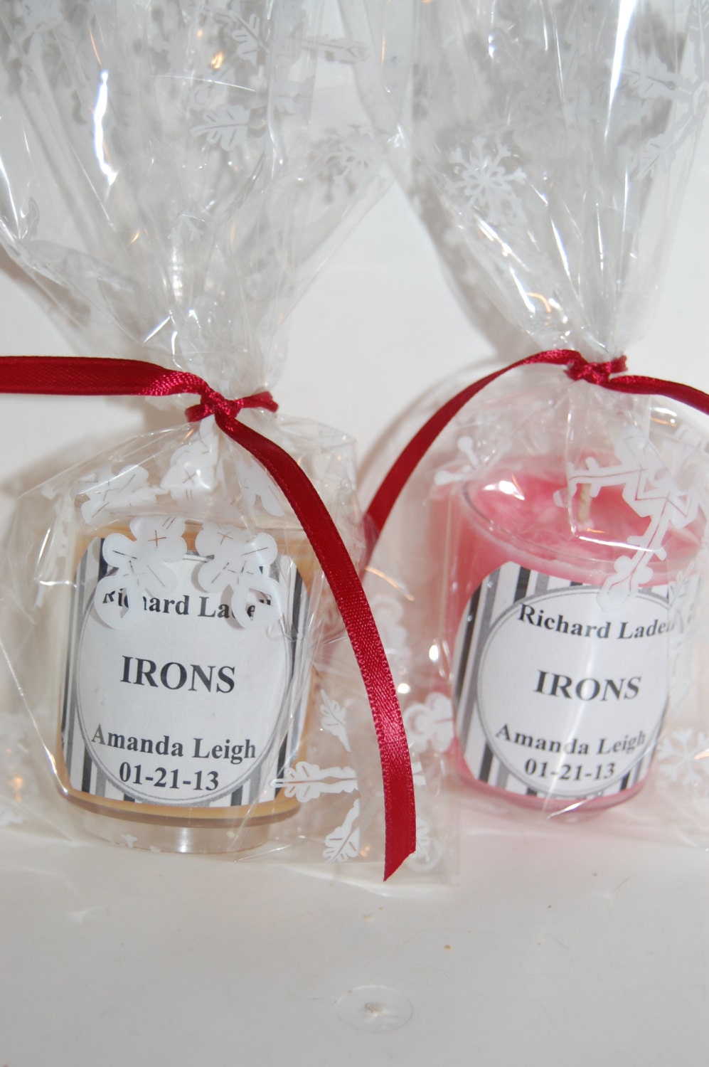 Wedding favors birthday prizes baby shower stocking stuffers 2 oz soy wax votive candles plastic cups
