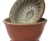 Victorian Salt Glaze Aspic Jelly Moulds 1800s