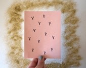 I Love Us - Heart Patterned Hand Drawn Greeting Card