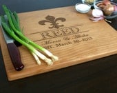Personalized Cutting Board, Custom Engraved - 12x15 - Wedding Gift, Anniversary Gift, Personalized