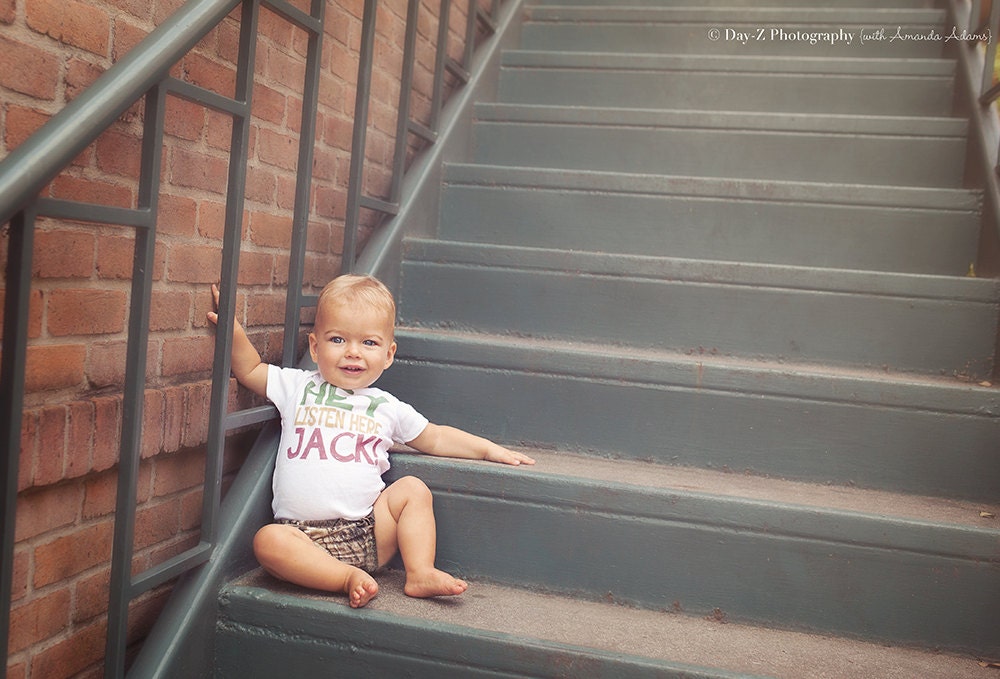 Hey Listen Here Jack - Funny Duck Dynasty Inspired ONESIE - Toddler Tee also available