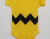 The Charlie Onesie with Zig Zag Motif Sraight Chevron Style Zig Zag