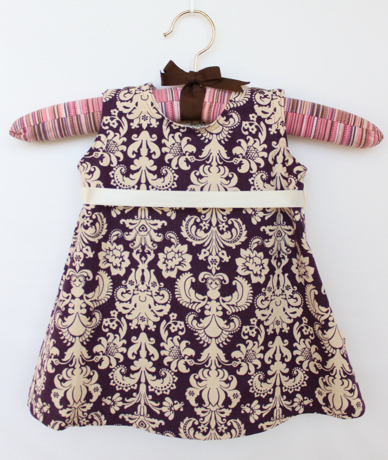 PURPLE DEMASK Dress, Jumper, Romper