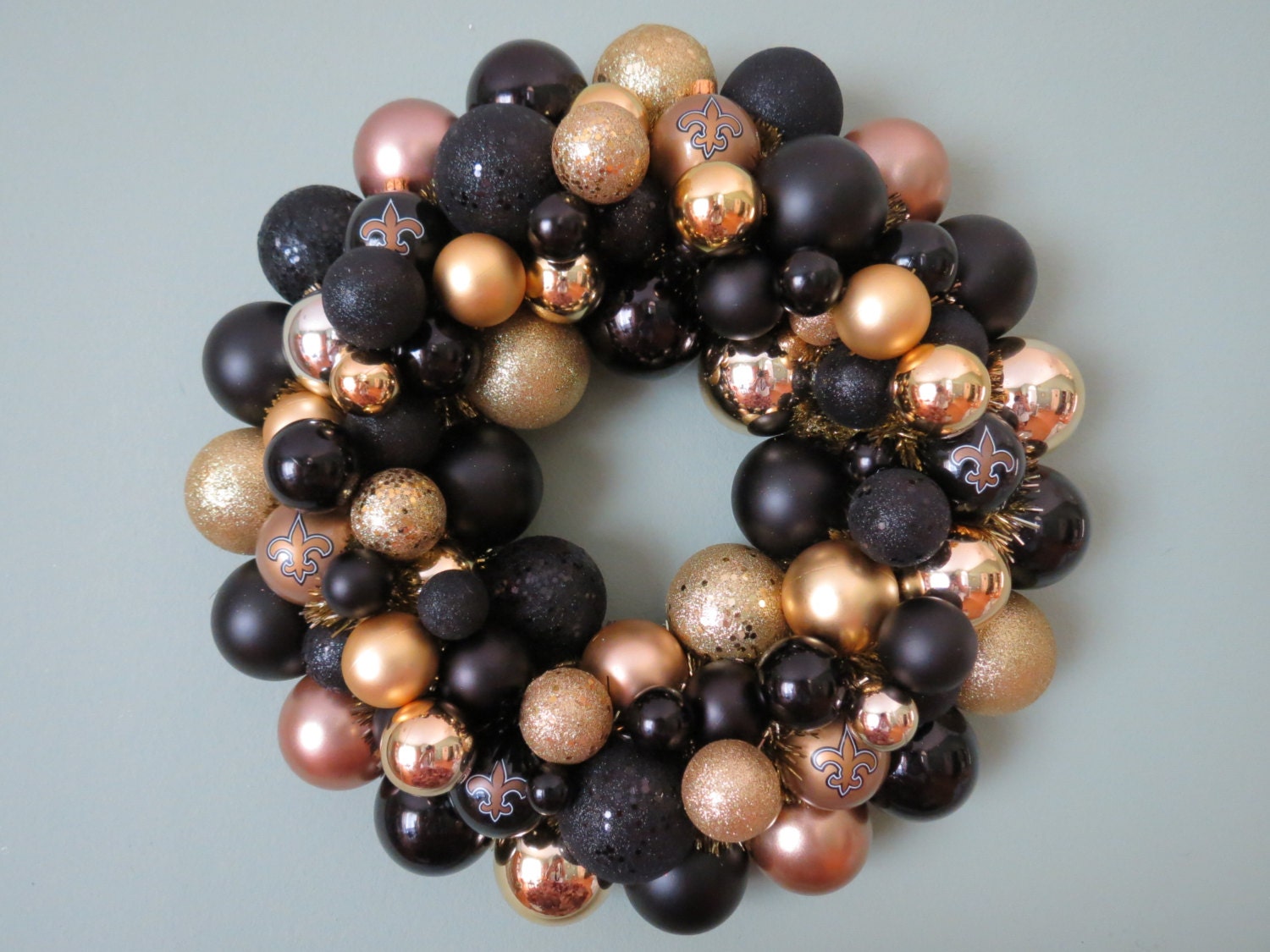 NEW ORLEANS SAINTS Ornament Wreath
