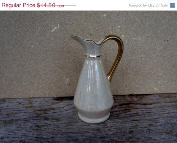 SALE Ceramic Vase Miniature Atomic Vintage 1950s Pottery