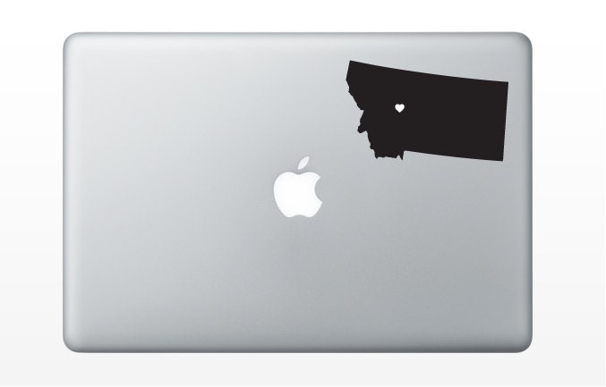 Montana State Love Decal