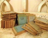 Large Collection of Ten Cent Pocket Books - Rustic Book Stack - Small Blue Paper Books