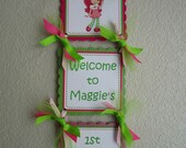 Strawberry Shortcake Door Sign